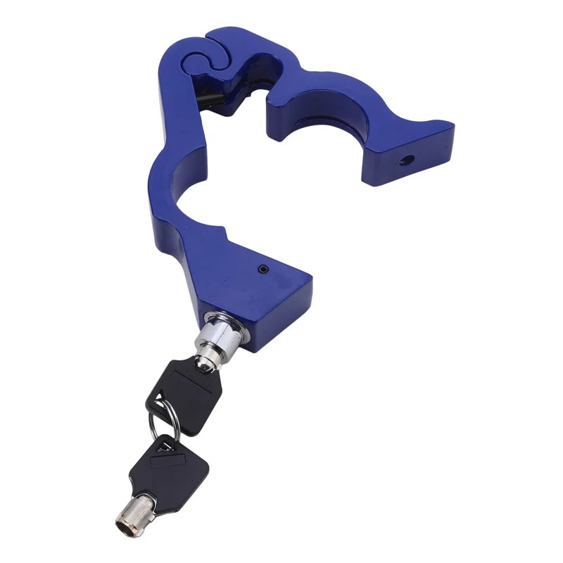Motorcycle Grip Locks Security Send Handset Lock Fit Scooter Atv Dirt Street Bikes Anti Theft Accessories Supplies