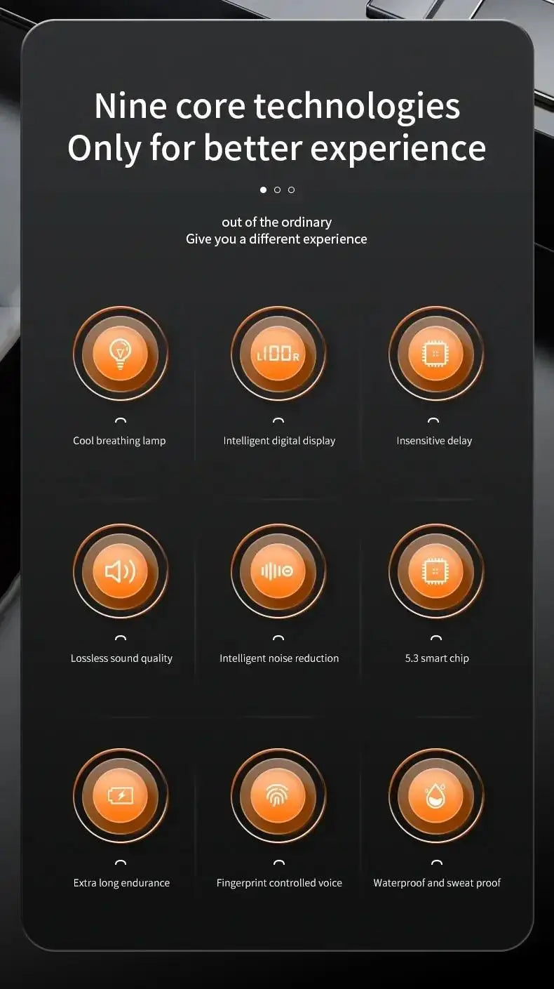 X55 earphone wireless earphone headphones noise reduction sport game sleep Bluetooth 5.0 earbuds HiFi stereo music headset