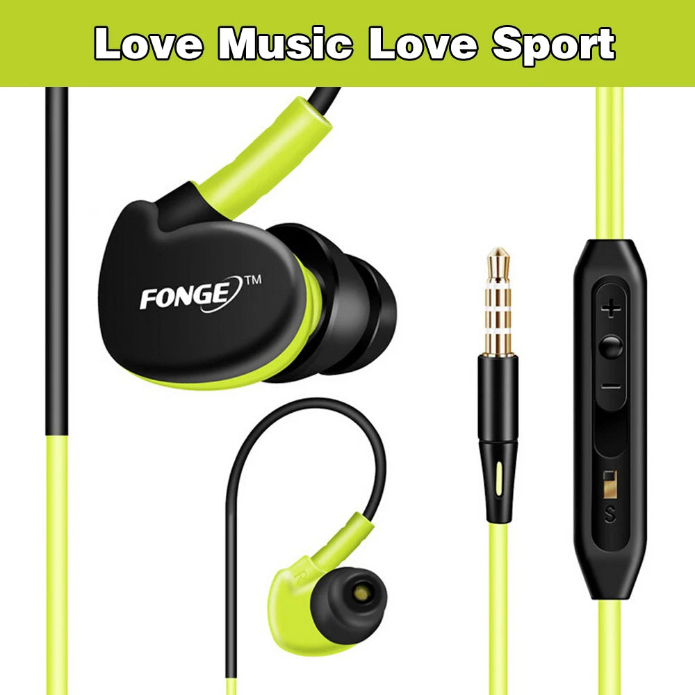 Earphone 3.5mm Wired Headset Earbuds Earphones Sport Headset with MIC for iPhone Xiaomi Earphone Fone De Ouvido for Meizu Huawei