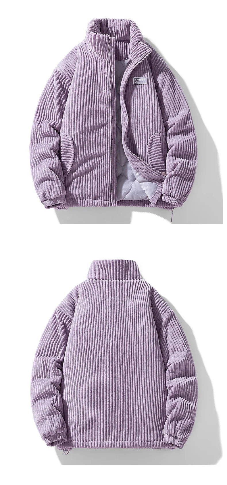 Man Winter Jacket Winter Clothes Man Women's Jackets Men's and Women's Thick Warm Jacket Winter Trendy Collar Workwear Jacket