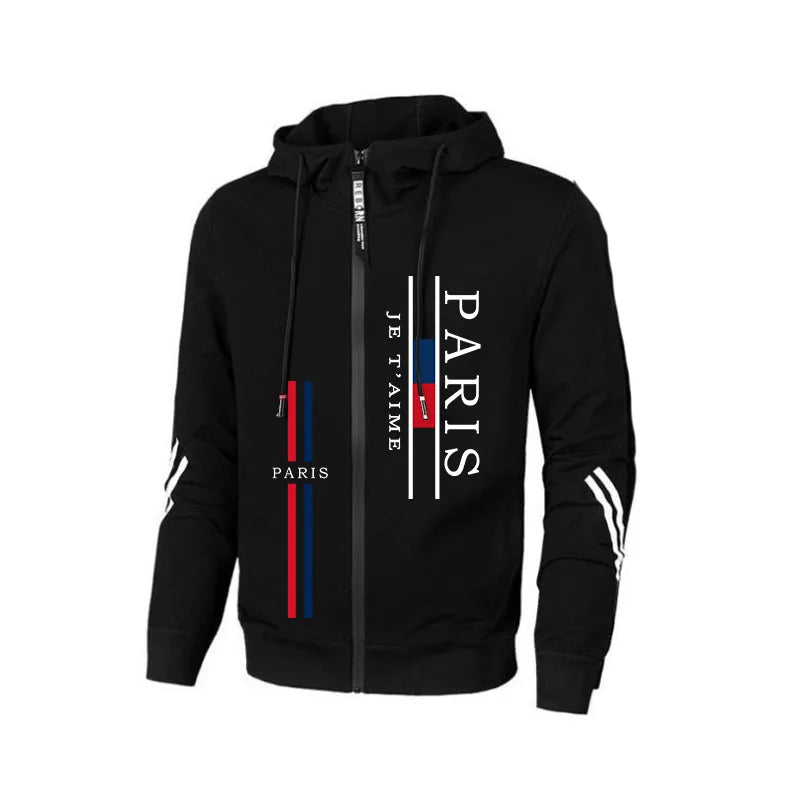 Men's Tracksuit Daily Fashion Autumn Winter Casual Quality Pullover Single Zipper Men Sweatshirts Hoodies Pants Sports Outdoor