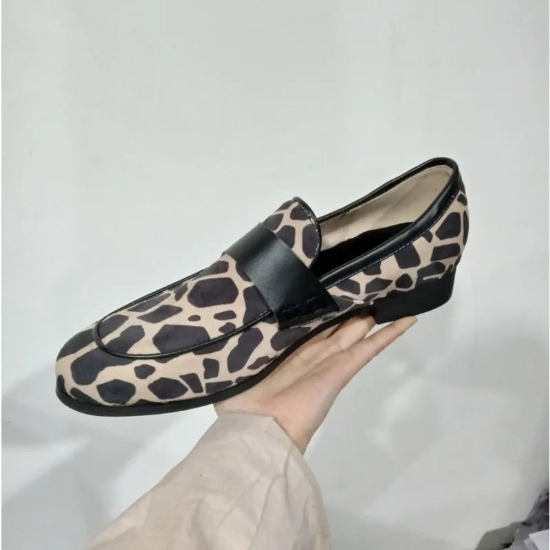 Flat Heels Shoes Round Toe Boat Shoes Women Loafers