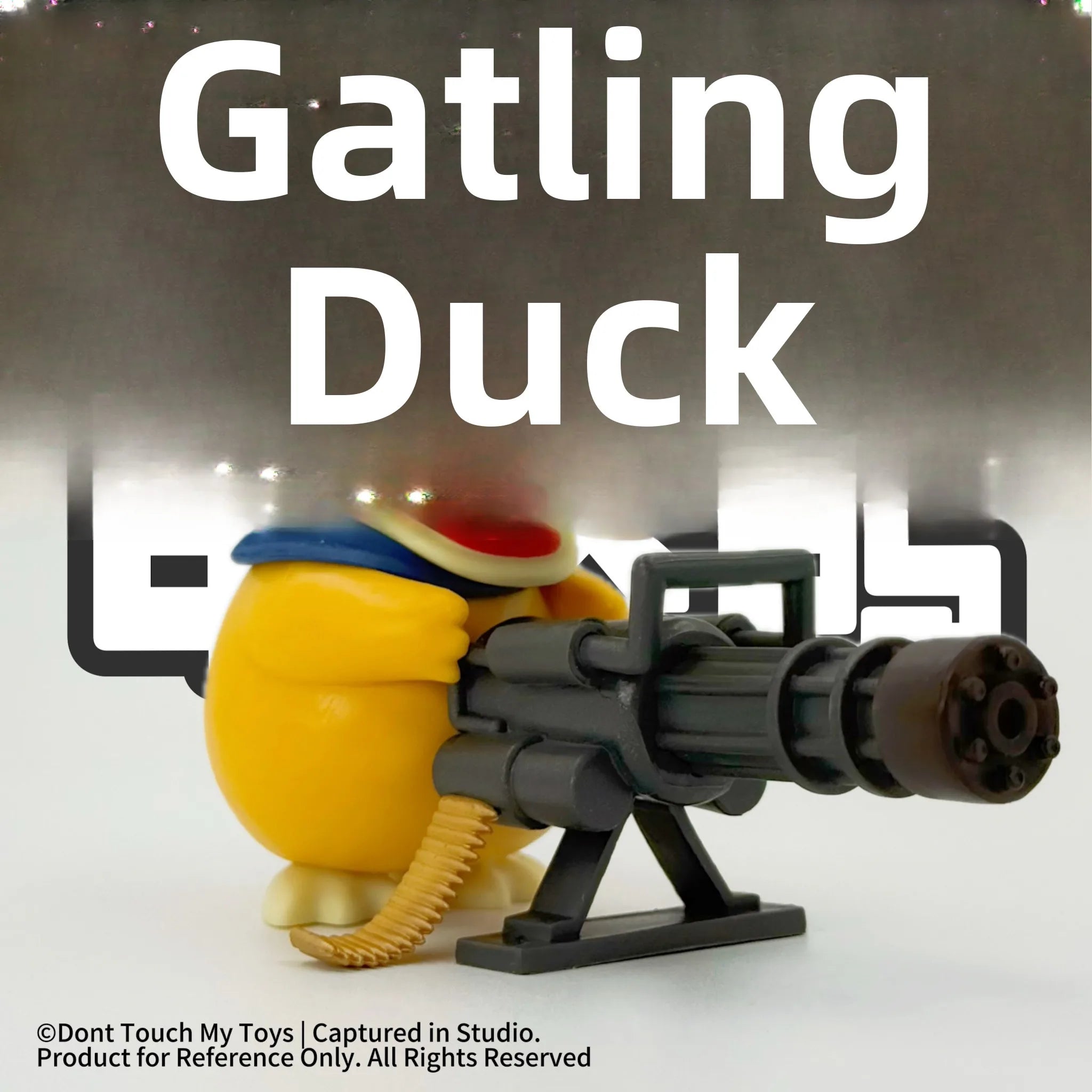 Trendy Gk Toy Series Gatling Du Collectible Model Car Decoration Desktop Ornament Gift for Men Adult PVC Material