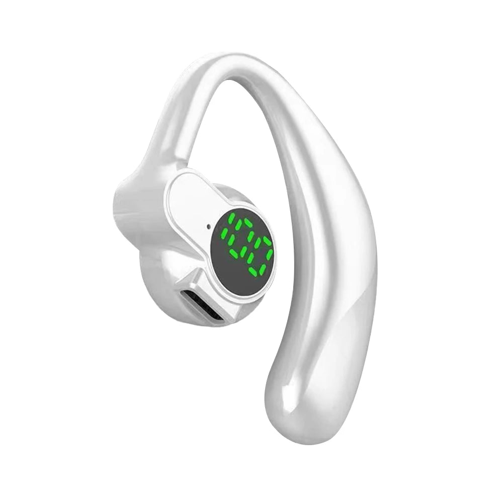 Wireless Headphones Bluetooth 5.4 Ear Hook Earphones with Microphone Handsfree HD Call Noise Cancelling Headset for Driving