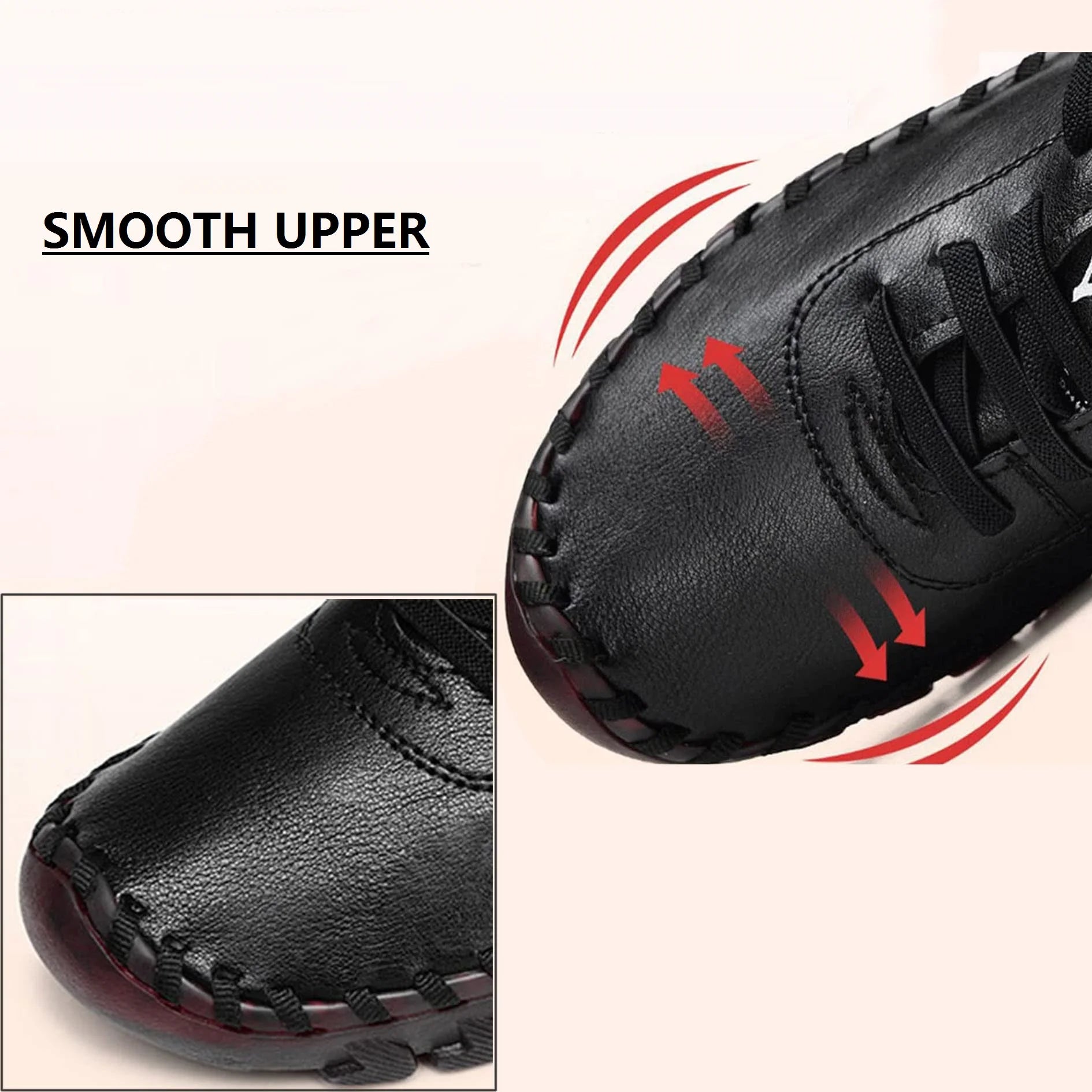 Spring Shockproof Orthopedic Shoes For Women Autumn Lace Up Flats Women's Loafers Ladies Comfort Moccasins Female Driver Shoes