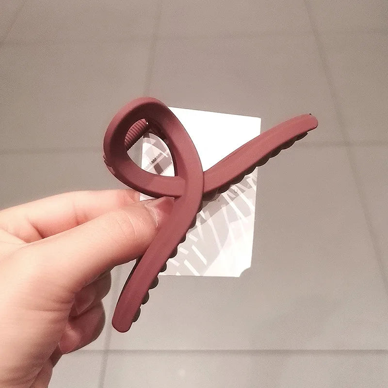 Barrettes Fashion Women Acrylic Hair Claws Clips Hair Accessories Hairpins Ladies Hairgrip Headwear Girls Ornaments Crab Bands