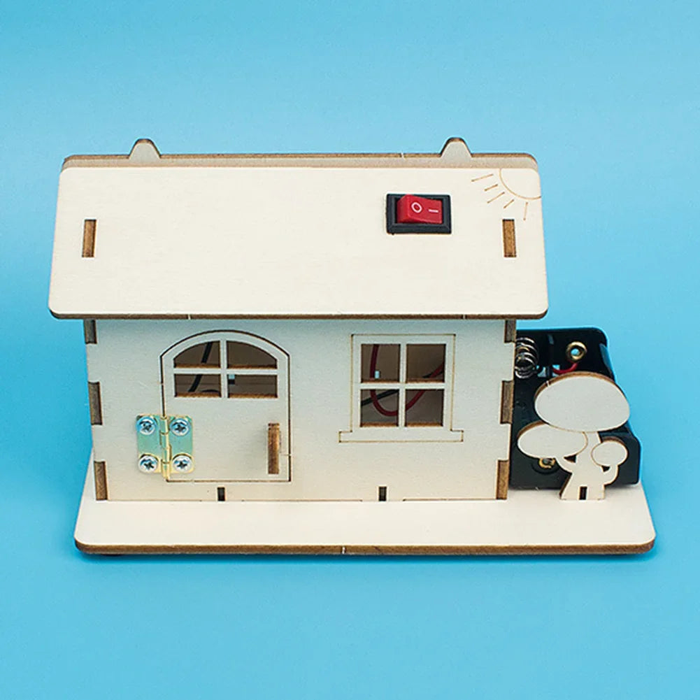 Kids DIY Science Toys Physical Scientific Experiments Circuit Kit ABS Electronic Components Children Educational Manual Toys