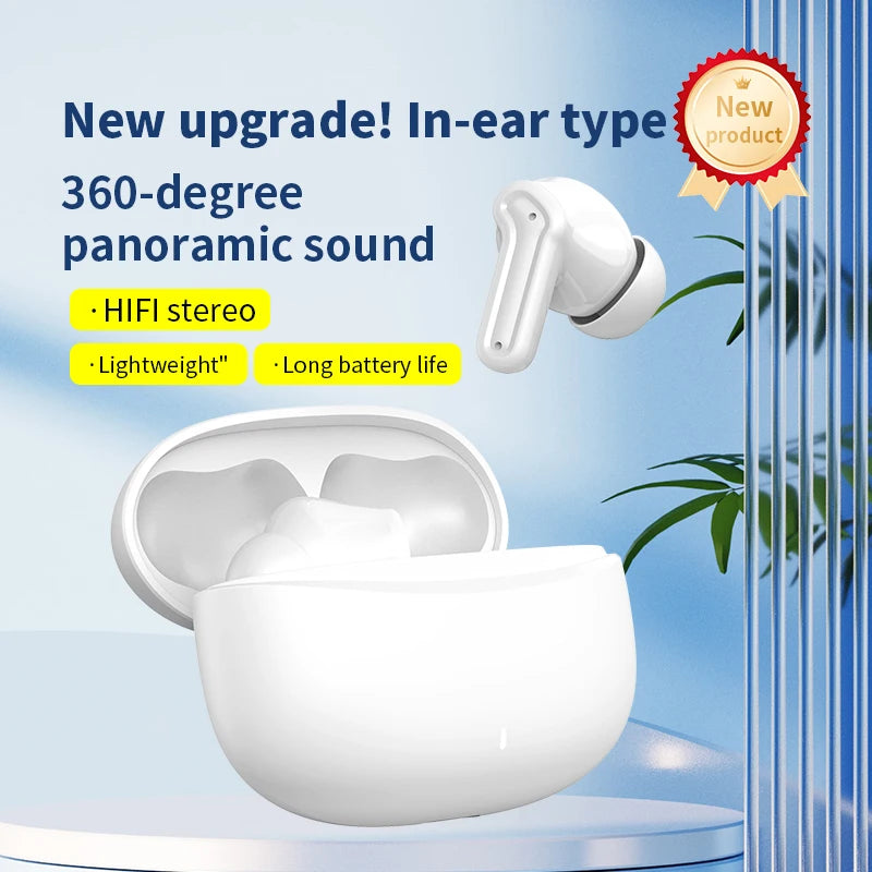 Earphone bluetooth Bluetooth headphonesTWS wireless Bluetooth earphones with long battery life, in-ear design, Bluetooth 5.6