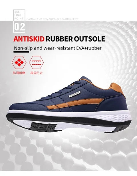 Men's Casual Sports Shoes 2025 Trend Breathable Fashion All-Match Outdoor Non-Slip Flat Shoes Comfortable Trendy Footwear