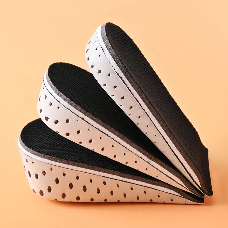 1 Pair Height Increase Insole Breathable Memory Foam Heel Lifting Inserts Shoe Lifts Shoe Pads Elevator Insoles for Unisex