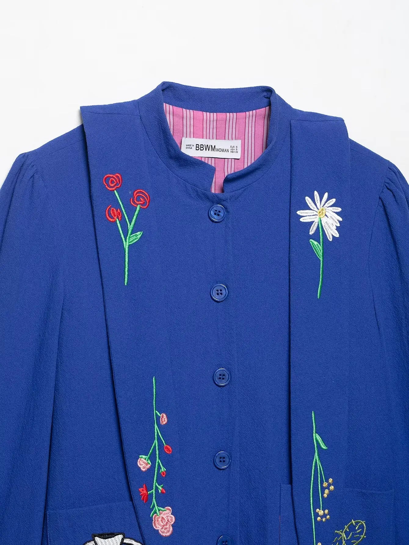 Women Jacket 2025 Women's Fashion Embroidery Loose Short Coat Long Sleeve Jackets Streetwear Casual New Outerwears