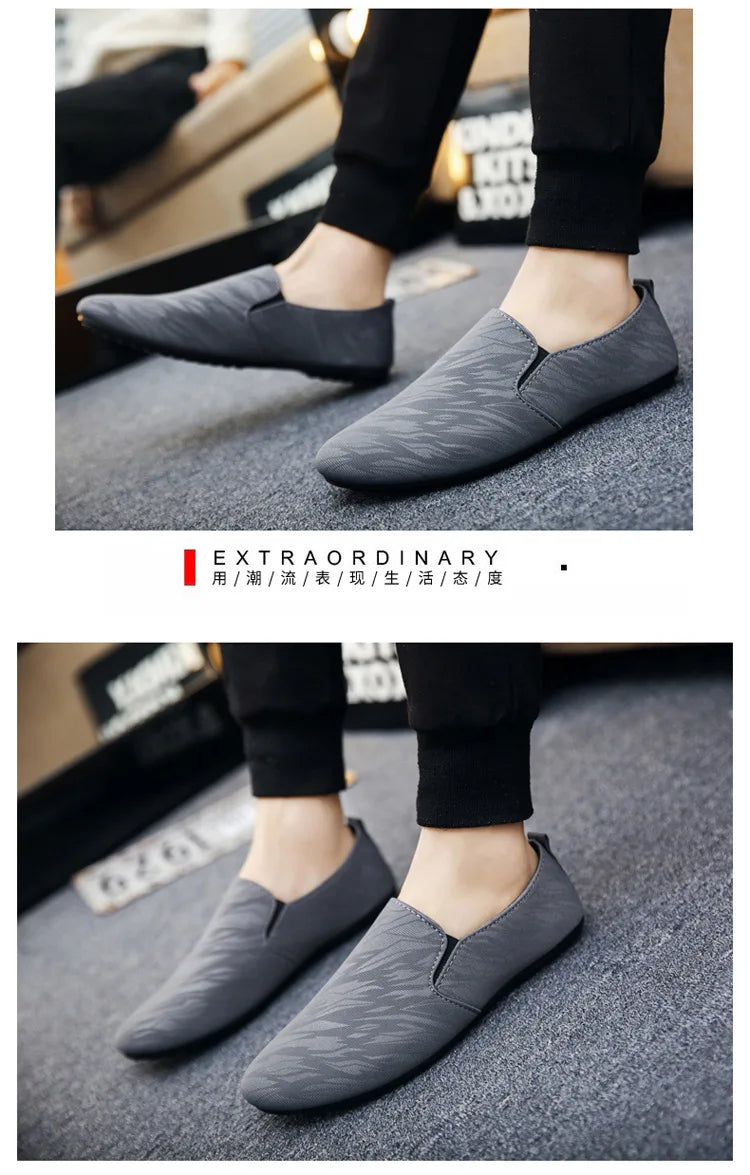 Shoes for Man New Men Fashionable Canvas Breathable Flat Bottomed Walking Shoes with Lightweight Sports Shoes Men's Sneakers