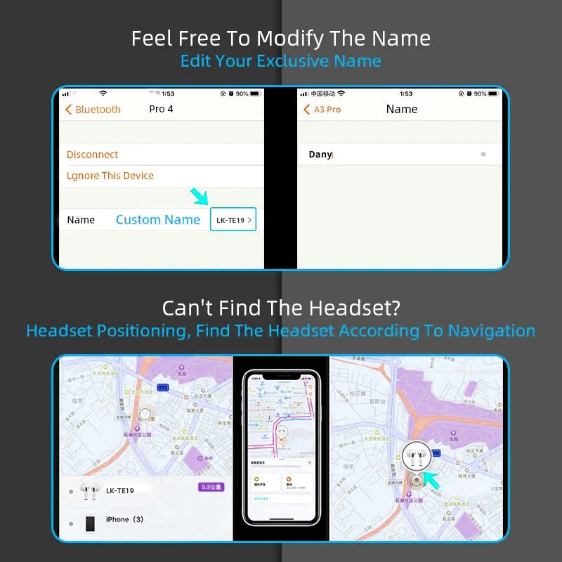 Air Pro Bluetooth Earphones Wireless Headset Pro2 TWS Earbuds Siri Pop-up Window Hifi Headphone Waterproof For IPHONE Android