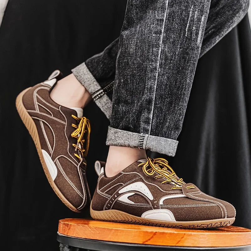 Shoes for Men Training Shoes German Style Lightweight Breathable Sneakers Vulcanized Shoes Retro Casual Gym Walking Men Sneakers