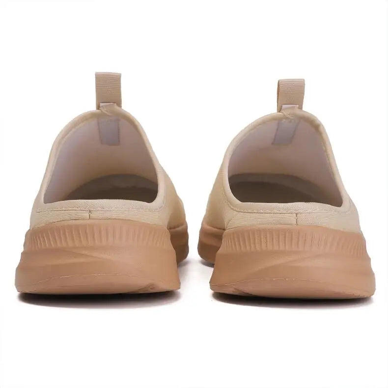 Men Half Slippers Casual Sneakers Soft Sole Support Shoes Lightweight Comfortable Breathable Outdoor Sports Skateboarding Shoes