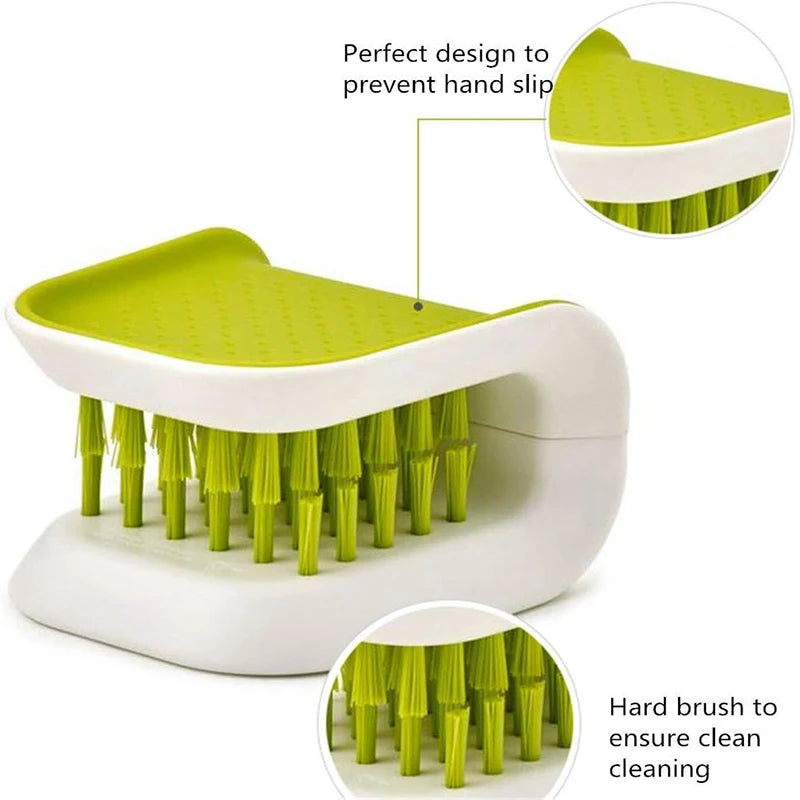 Kitchen Knife Cleaning Brush Tableware Brush Car Seat Belt Cleaning Brush U Shape Kitchen Washing Tool Tableware Cleaning Brush