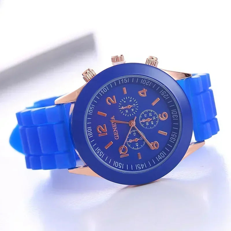 Women Watches 2024 New Fashion Luxury Brand Women Watch Silicone Strap Quartz Wrist Watch for Female Relogio Feminino Zegarki