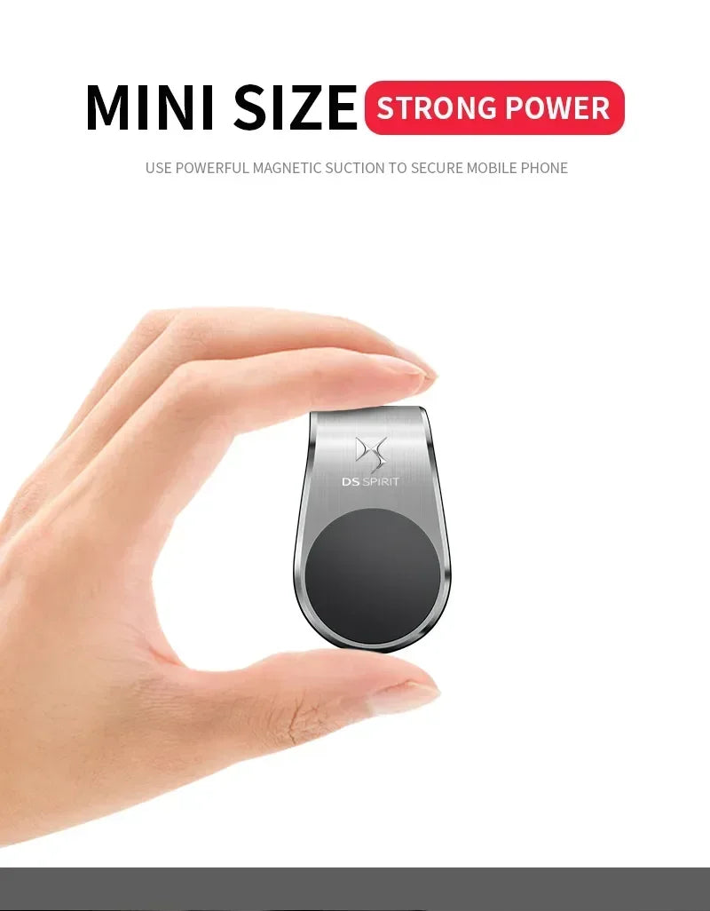 Car Magnetic L-shaped Car Dedicated GPS Phone Holder Emblem For DS SPIRIT DS3 DS4 DS4S DS5 5LS DS6 DS7 WILD RUBIS DIVINEDS