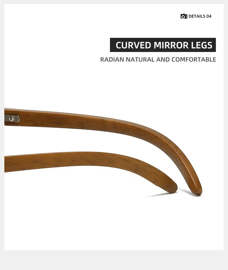 Sunglasses Men Women Sun Glasses Wood Frames Rimless Black Eyeglasses Fashion Eyewear Gafas De Sol