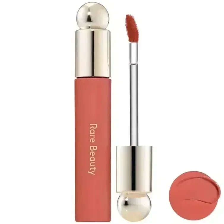 Hot Fashion Rare Beauty Setting Powder with Mirror Liquid Blush Moisturizing Dual-use Waterproof Lip Glaze Rouge Smooth Makeup