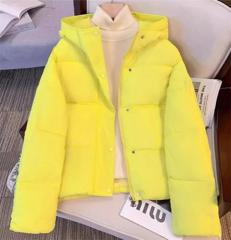 2025 New Women Jacket Winter Parka Down Cotton JacketsLoose Thick Warm Hooded Parkas Casual Long Coat Waterproof Outwear