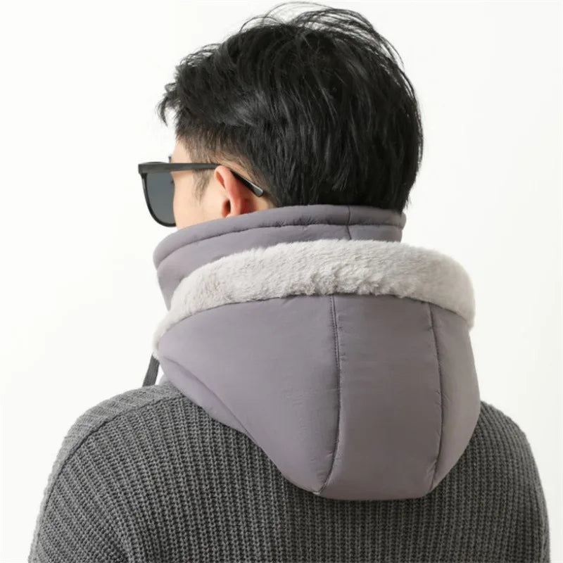 Winter Warm Hat for Men and Women, Autumn and Winter Cycling Ear Protection with Thick Velvet for Cold Protection