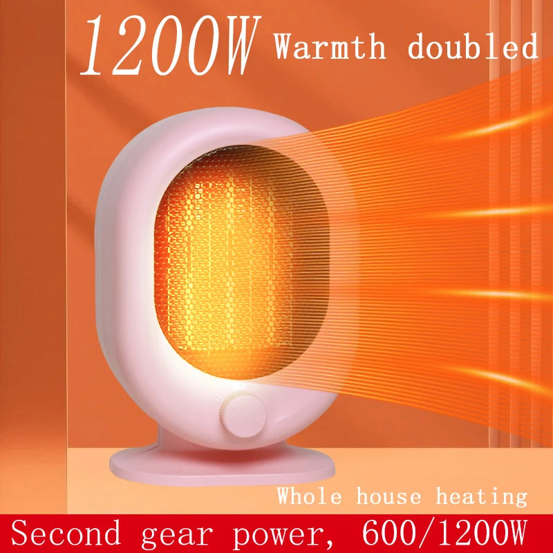 Desktop heater small household portable heater dual-purpose quick heating electric for both cooling and heating