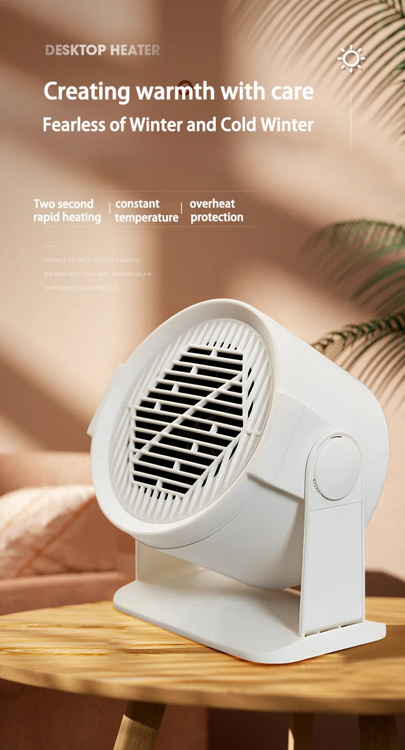New type of warm air blower, small heater, household energy-saving, energy-saving, foot heating, instant electric heating