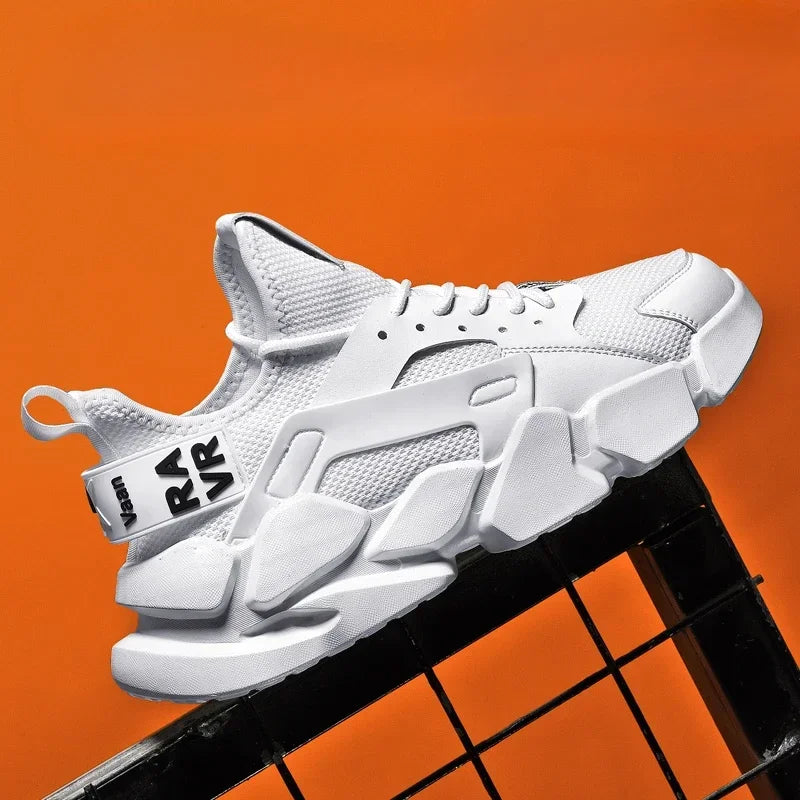 Sneakers for Men Autumn Breathable Casual Shoes Outdoor Lightweight Platform Fashion Elastic Socks Low Top Vulcanized Shoes 2024