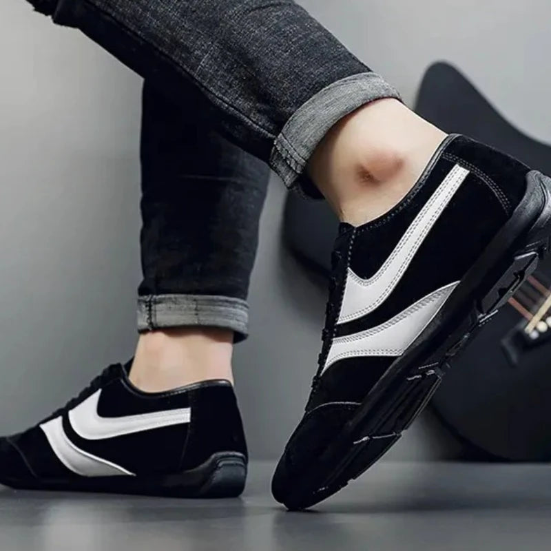 Men's Loafers, Lightweight and Breathable Casual Shoes, Mens Flat Driving Shoes, Soft Sole Slip-on Business Shoes, Moccasins