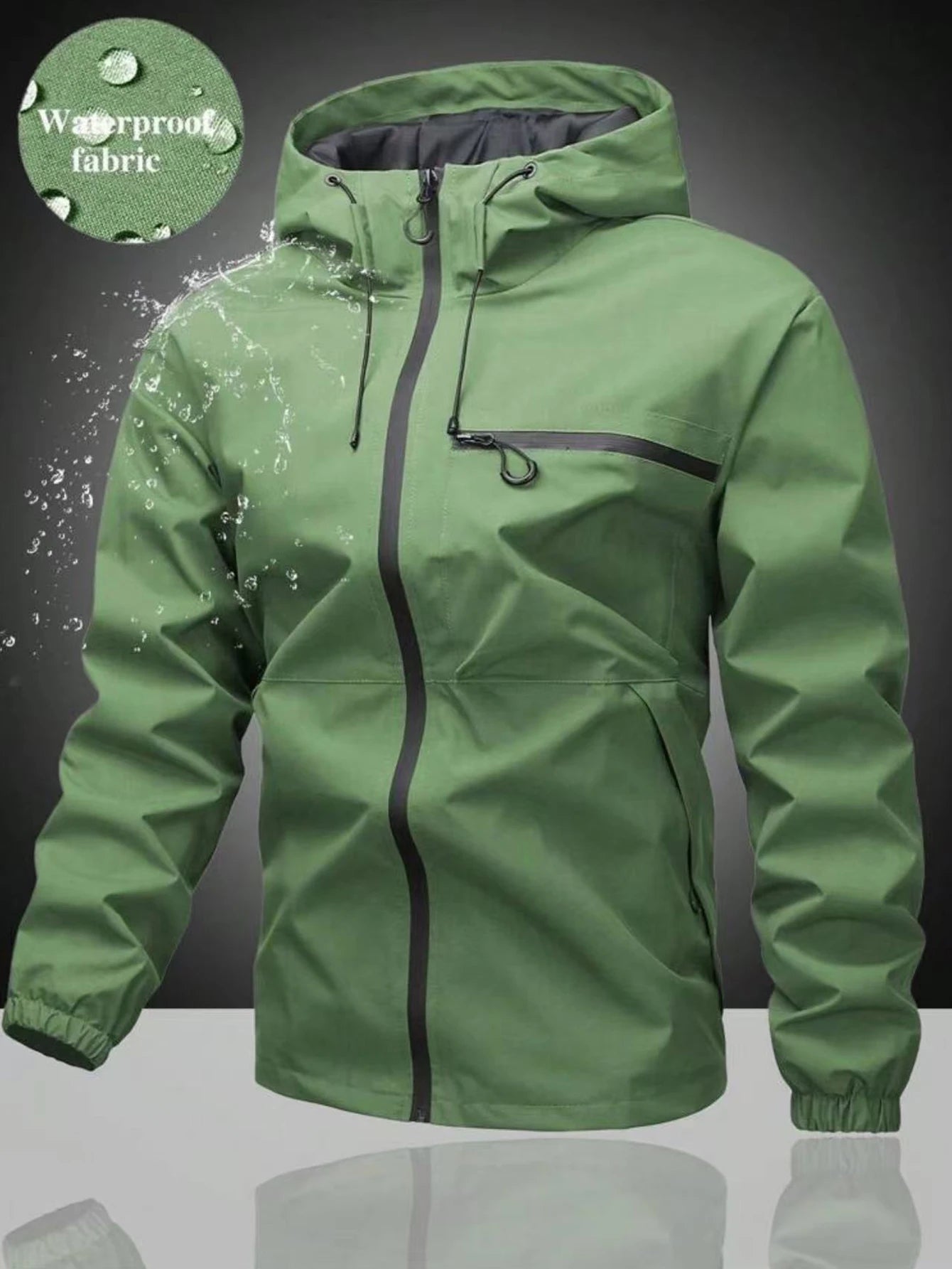 Men's Jacket Men's Long-Sleeved Hoodie Men's Casual Fashion Jacket Men's Coat Long-Sleeved Jacket