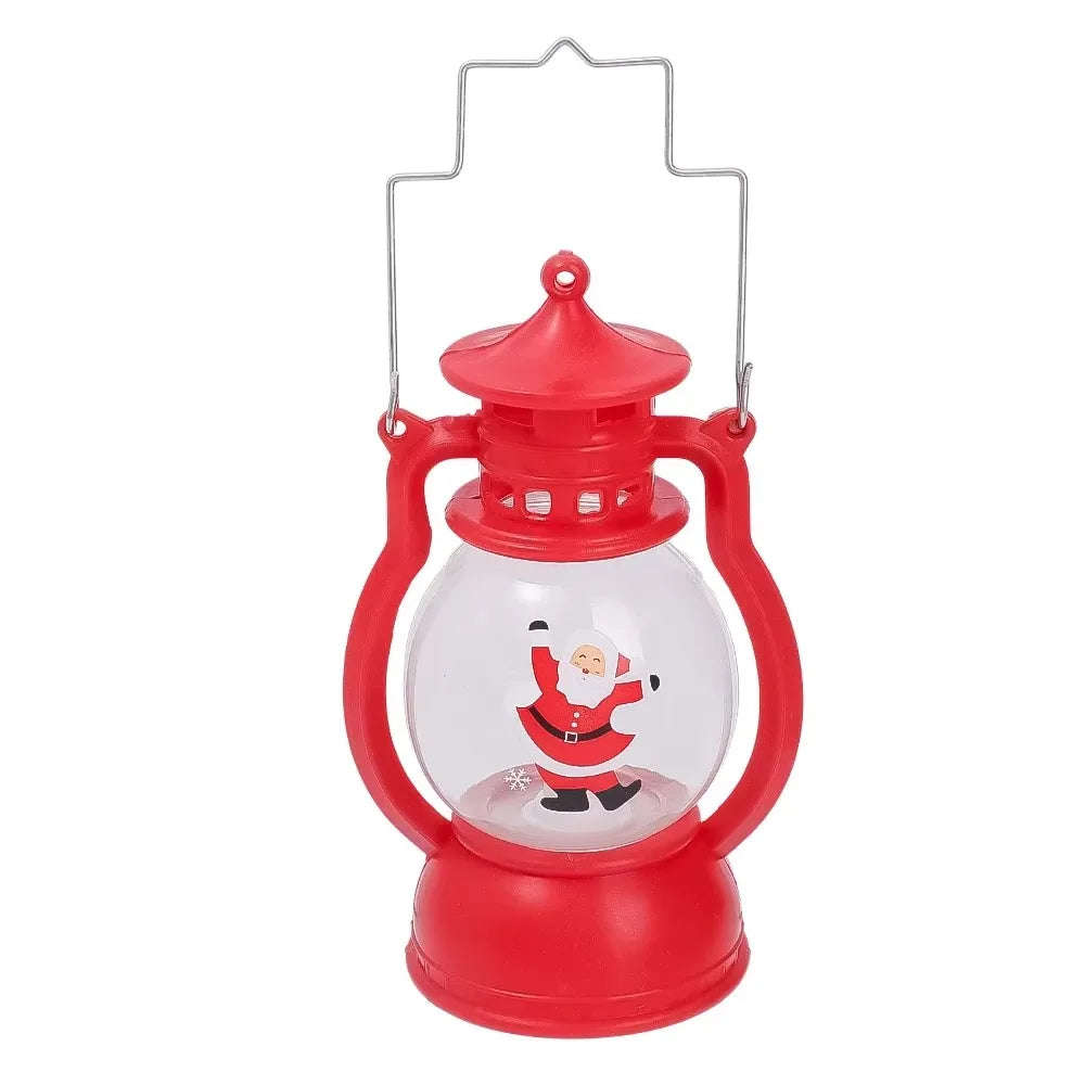 Christmas Ornaments LED Lantern Light Santa Claus Merry Christmas Decorations for Home Xmas Santa for Baby New Year Gift