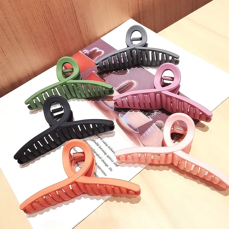 Barrettes Fashion Women Acrylic Hair Claws Clips Hair Accessories Hairpins Ladies Hairgrip Headwear Girls Ornaments Crab Bands