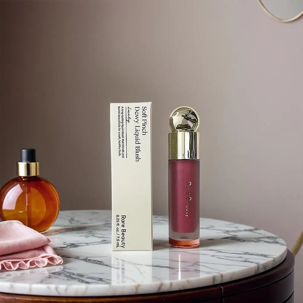 Rare Beauty Liquid Blush Nude Pink Purple Waterproof Face Contour Moisturizing Glossy Lightweight Texture Easy To Push Away