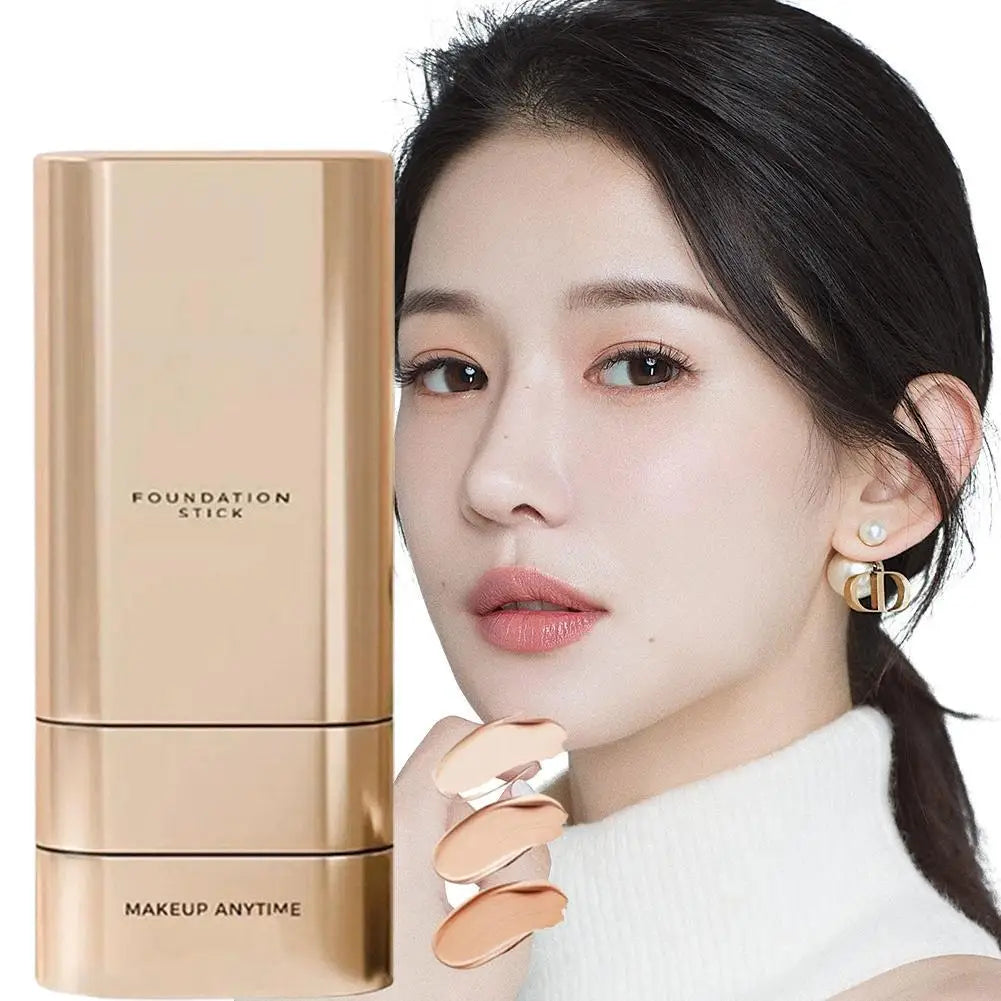 Two In One Foundation Make-up Stick Moisturizes, Thin, Lasting, Refreshing And Does Not Take Off Makeup