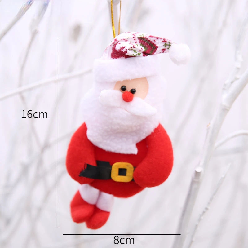 New Year 2022 Christmas Tree Decorations Cute Dolls Pendant Navidad 2021 Home Decor Christmas Tree Ornaments Xmas Gift