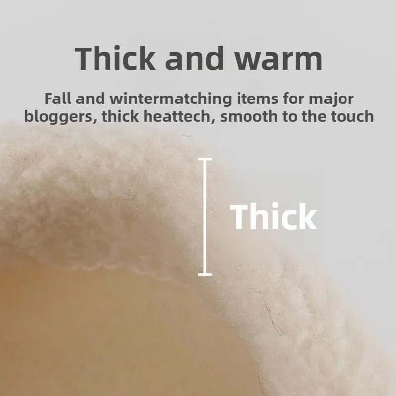 Winter Thermal Neck Warmer Outdoor Fleece Balaclava Scarf Skiing Face Mask Snood Hood Hat Windproof Keep Warm Cycling Cap