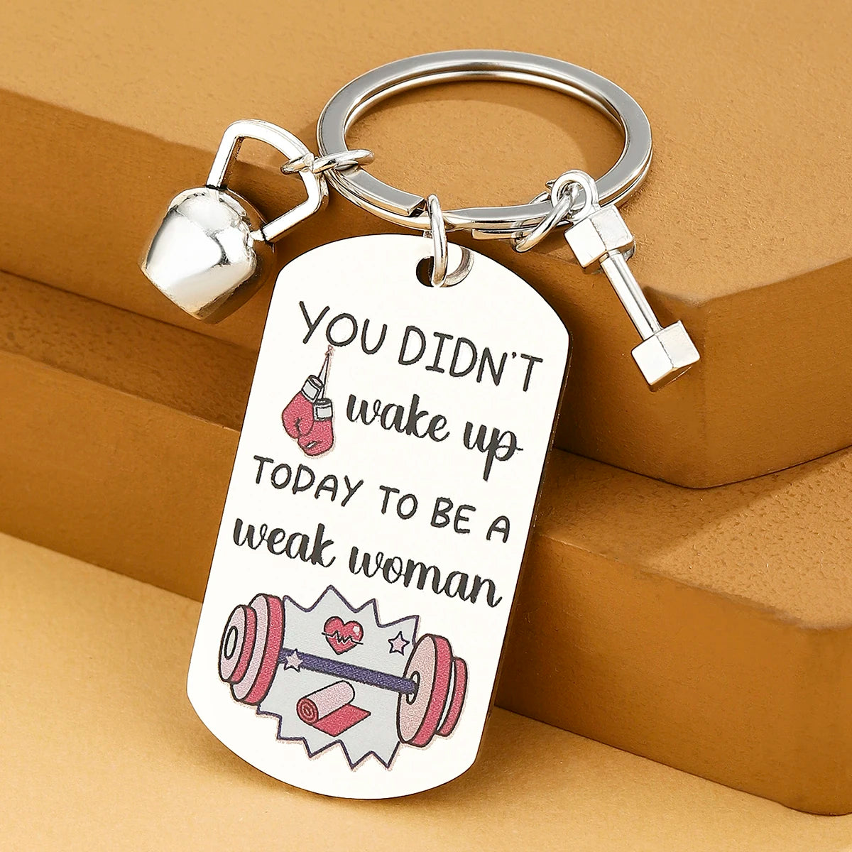 Gym Accessories for Women Fitness Gifts for Women Men Sports Lover Present Keychain Weight Loss Weightlifting Gift