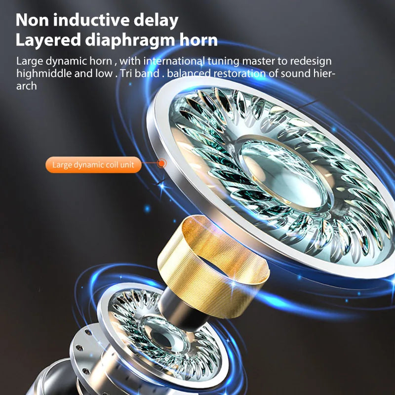 2025 X55 Bluetooth Wireless Headphones Earbuds Ear Hooks Bluetooth Earphones Bass Noise Reduction Earbuds HiFi Stereo Headsets