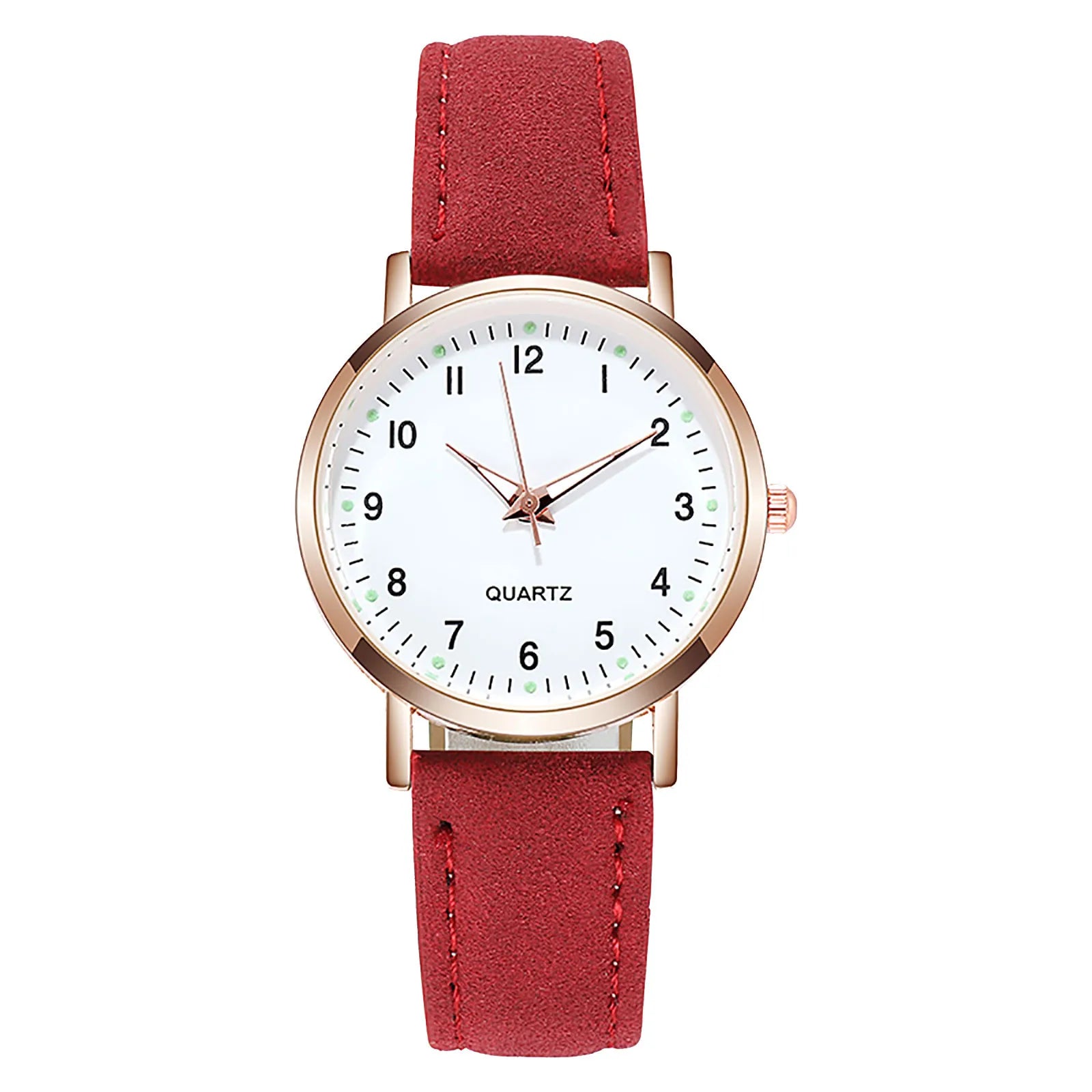 Reloj Mujer Fashion Watch For Women Leather Belt Watches Ladies Luxury Analog Quartz Luminous Wristwatch Clock Relogio Feminino