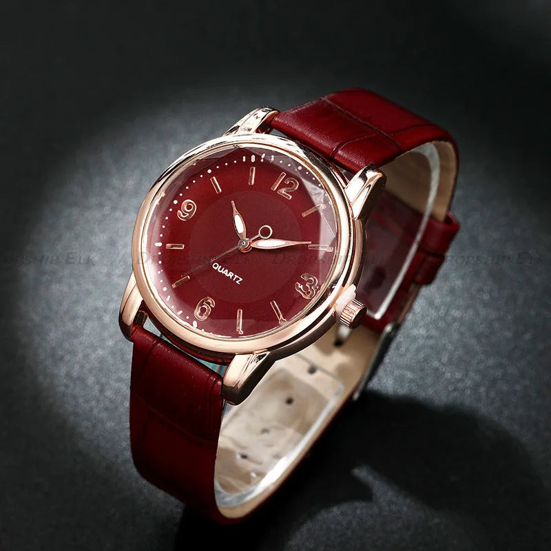 Women Watches Brand Luxury Fashion Ladies Watch Reloj Mujer Leather Watch Women Female Quartz Wristwatches Montre Femme