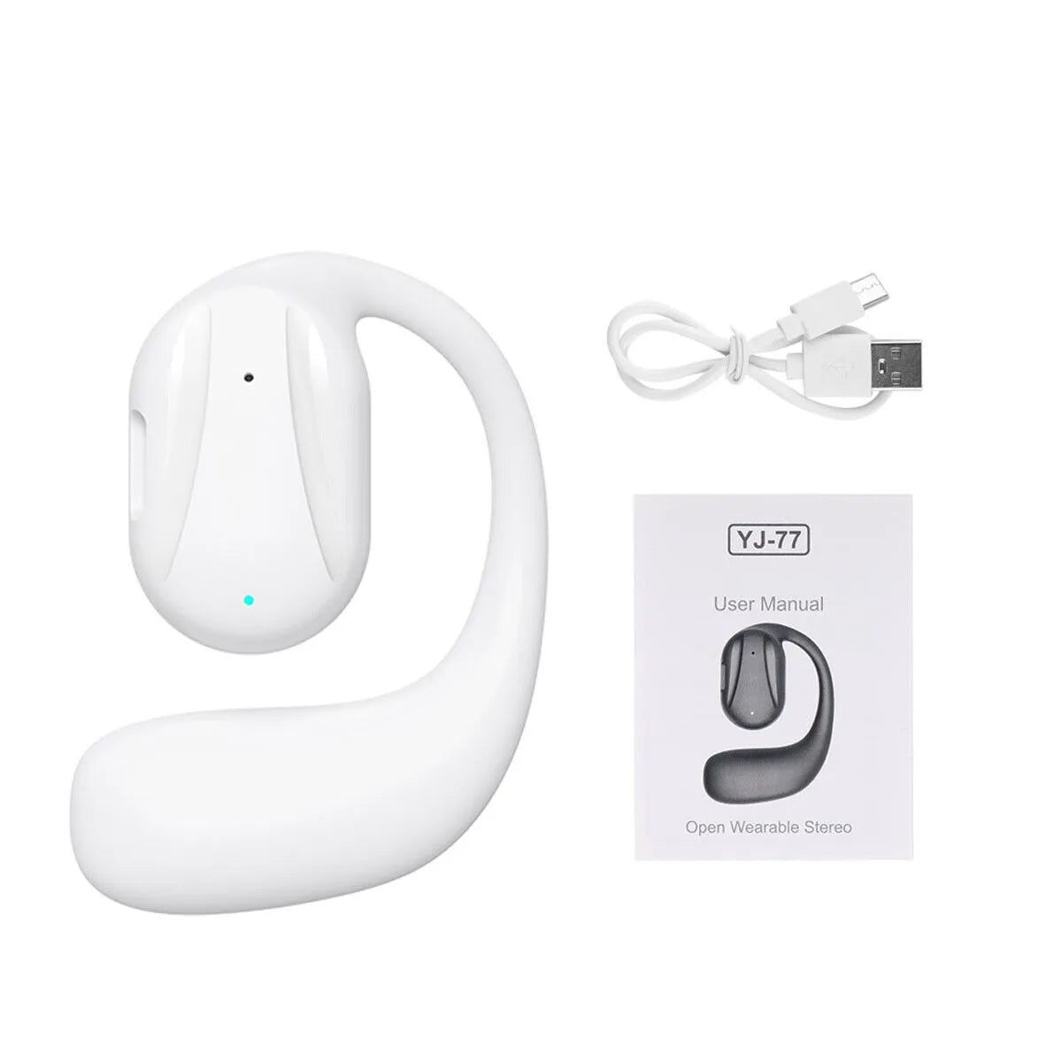Bluetooth 5.2 Wireless Earphone Stereo Noise Reduction Headphones Hanging Ear Type Not In The Ear Headset For Android For iphone