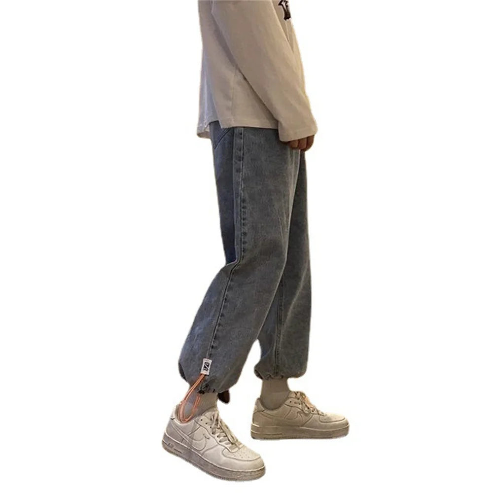 Men Jeans Regular Fit Skinny Jeans Men Blue Pants for Men Pants Jogger Jean Classic Man Jean Man Zip Mens Pants Hip Hop Jeans