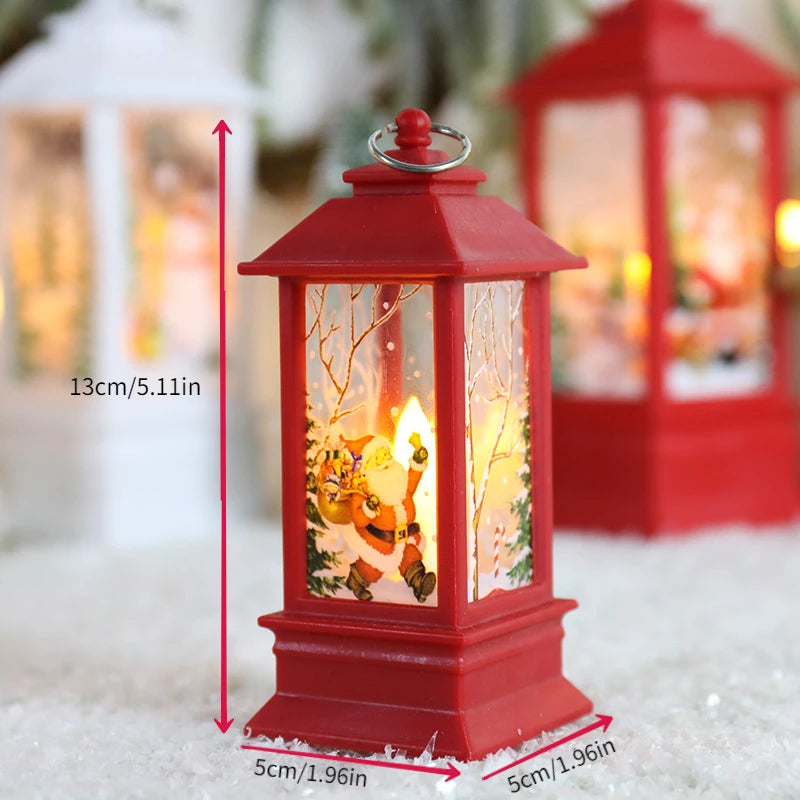 Christmas theme,night light,Christmas wind lamp,candelabra lamp,old man snowman decorations,table decorations,Christmas