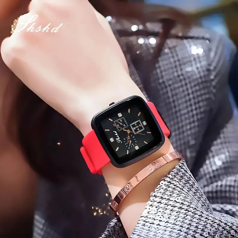 [Popular Choice] Minimalist Sports Quartz Watch for Men and Women - Fashion Analog Silicone Strap