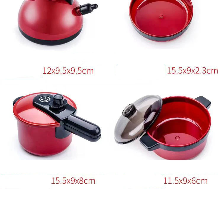 Kids Pretend Play Kitchen Toys Simulation Food Barbecue Cooking Toys Children Educational Play House Interactive Toys For Girl