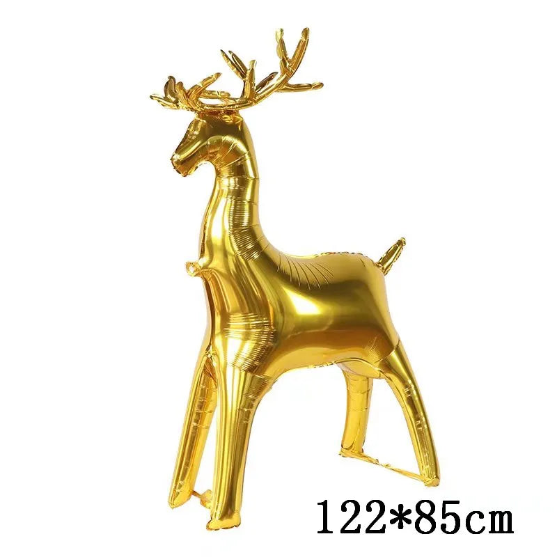 Christmas Decoration 2023 Balloon Red Green Arch Garland Kits Candy Balloons Santa Claus Merry Christmas Party New Year Decor