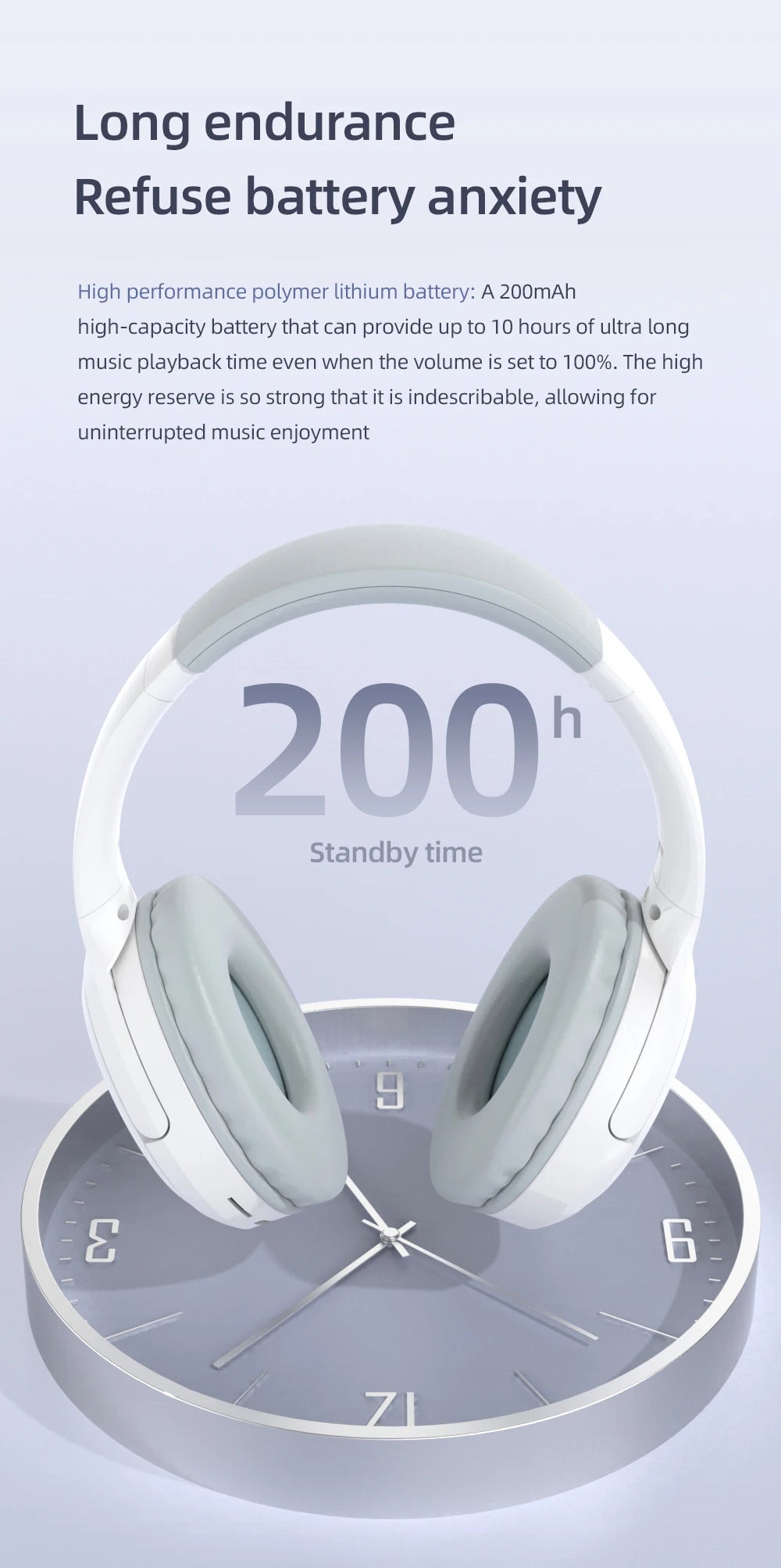 Headset Over-Ear Hood Wireless Bluetooth Earphones 5.3 Gaming Sports Earphone bluetooth Music Headphone High Fidelity Foldable