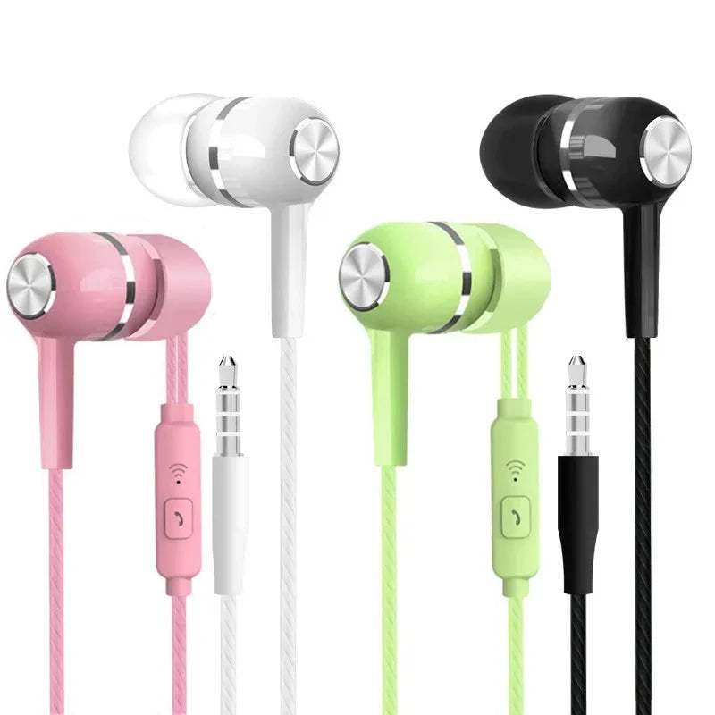 Wired Headphones 3.5mm Jack In Ear Headset Wired Earphones with