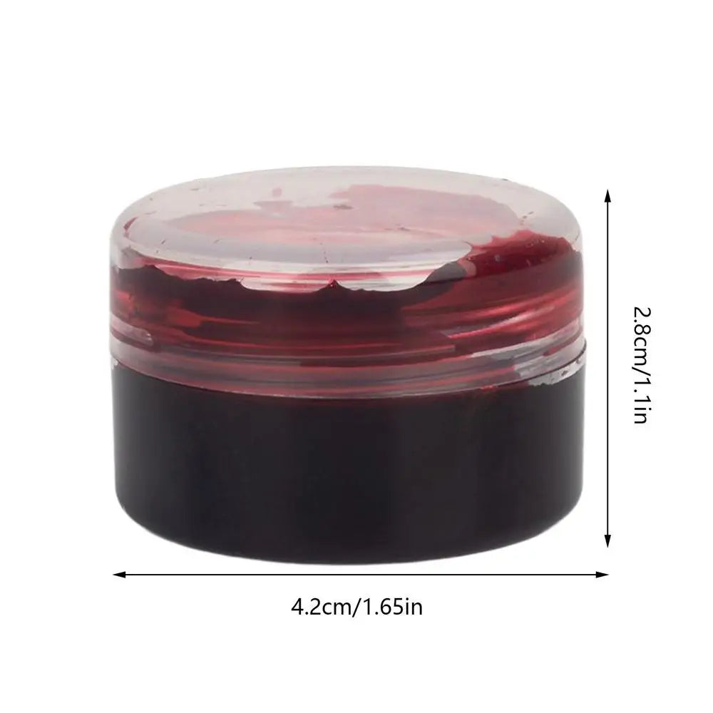 Halloween Makeup Kit Scars Wax Special Effects Stage Fake Wound Skin Wax with Spatula Stipple Sponge Fake Wood Special